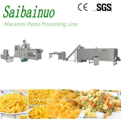 Pasta Makaroni Making Machine Produksjonslinje