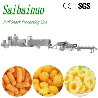 Automatisk Corn Puff Snacks produksjonslinje