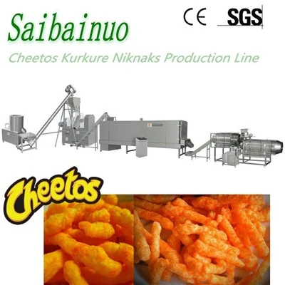 Fabrikkpris Kurkure Making Machine Equipment Cheetos Processing Line