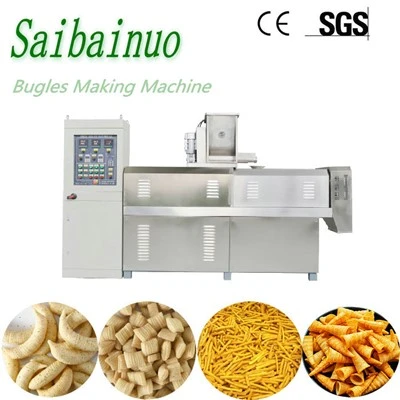 Factory Bugles Snack Food Exruder Produksjonsmaskinlinje Ingeniørinstallasjon