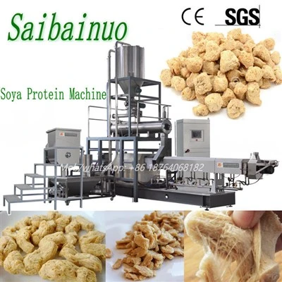 Helautomatisk produksjonslinje for soyabønneteksturert protein