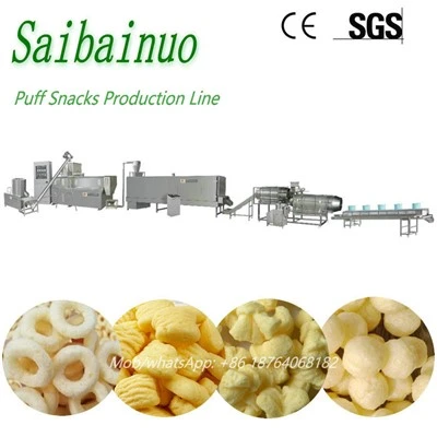 Puff Food Snacks Produksjonslinje