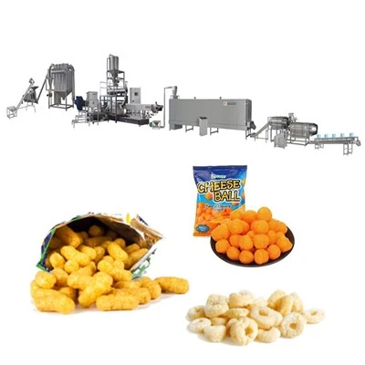 Twin Screw Corn Puff Snack Food Extruder Making Machine